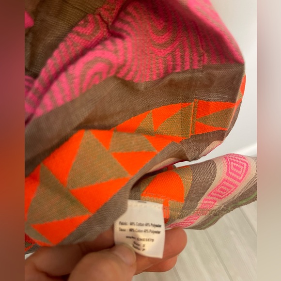 Elan Multicolor Mini Dress in Pink, Orange & Mint - Picture 8 of 9